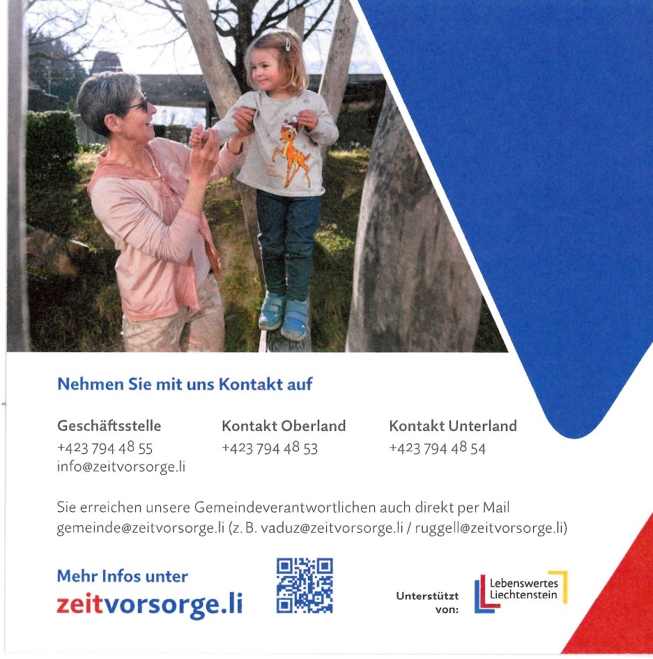 Hilfe, die zurückkomt Zeitvorsorge 